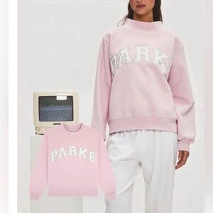 Parke Sprinkle Varsity Mockneck Sweatshirt XXL New in bag SOLD OUT STYLE